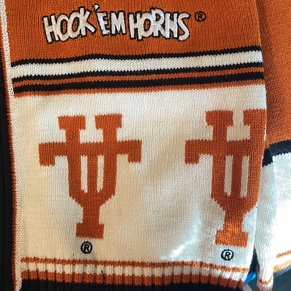 Vintage Burch brows UT Longhorns zip up cardigan and embroidered turtleneck NEW - Picture 6 of 8